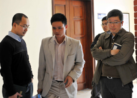 Đại diện AVG không mấy cởi mở. Ảnh: Q.T.