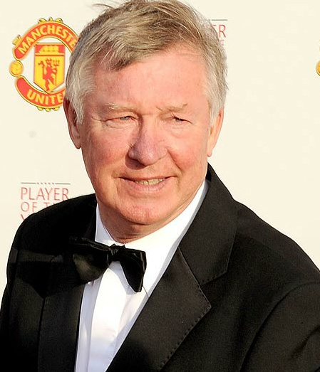 HLV Ferguson trong lễ tổng kết mùa giải của Man Utd hôm đầu tuần.