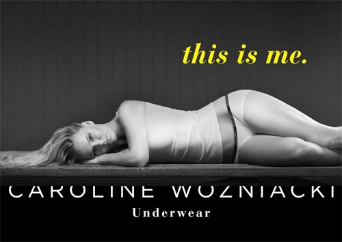 Những hình ảnh quảng cáo đồ lót đầu tiên của Wozniacki năm ngoái. Những hình ảnh quảng cáo đồ lót đầu tiên của Wozniacki năm ngoái.