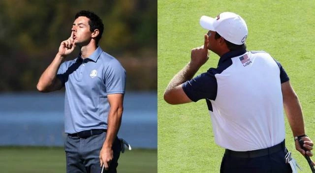 Cuộc đấu căng thẳng giữa Reed và McIlroy tại Ryder Cup 2016, với phần thắng thuộc về Reed. 30223876-1636302673133231-1343-6056-9123