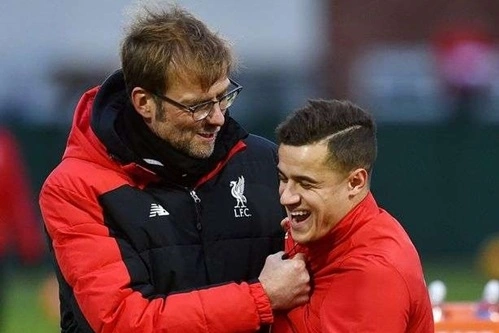 Klopp có cơ hội tái ngộ trò cũ Coutinho, hơn một năm sau khi anh này rời Liverpool. Ảnh: Reuters.