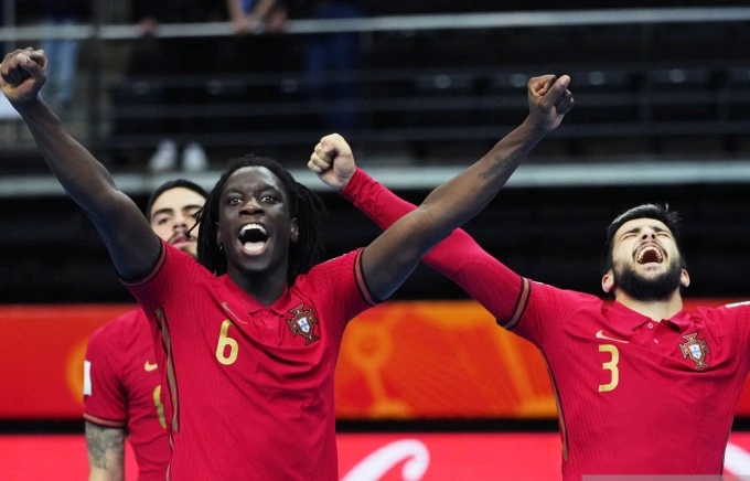 Sau hai kỳ World Cup trước đó thua ở bán kết, Bồ Đào Nha đã phá dớp để thắng Kazakhstan để vào chơi trận tranh Cup vô địch. Ảnh: FIFA