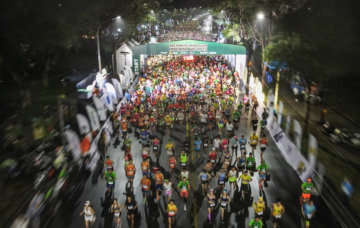 Dấu ấn VnExpress Marathon Imperial Huế 2023