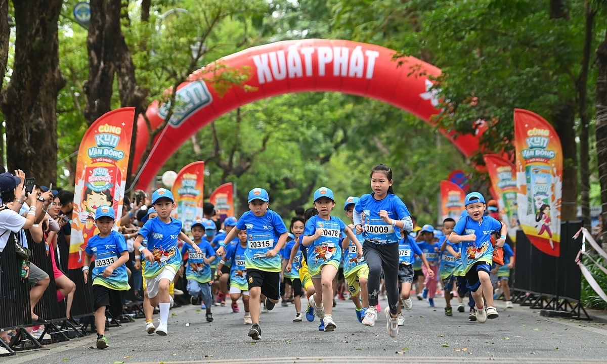 2.600 trẻ em tham gia Kun Marathon Quy Nhơn 2023