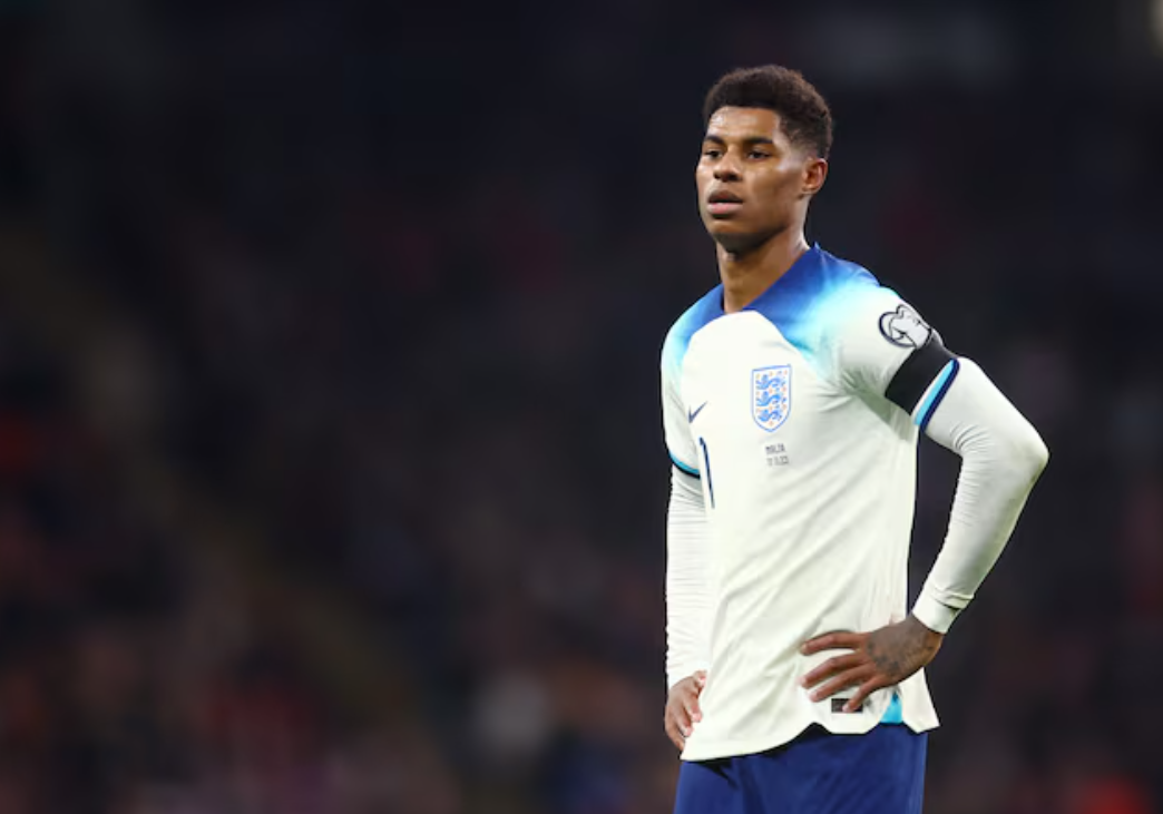 Rashford trong trận đấu Malta ở vòng loại Euro 2024 trên sân Wembley, Anh ngày 17/11/2023. Ảnh: Reuters.