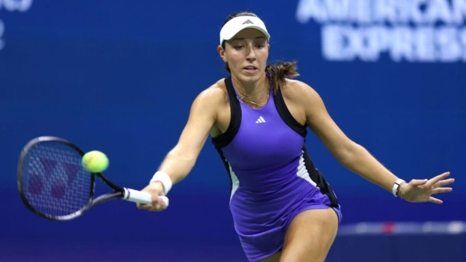 Pegula trong trận chung kết Mỹ Mở rộng với Sabalenka, trên sân Arthur Ashe, New York hôm 8/9. Ảnh: Reuters