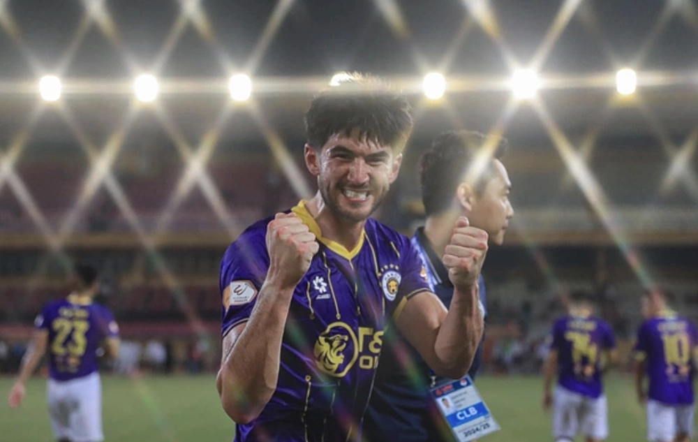 Kyle Colonna là tân binh thể hiện tốt nhất của Hà Nội FC ở mùa giải 2023-2024.