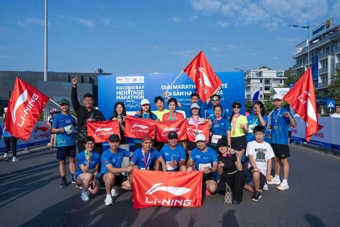 Li-Ning đồng hành cùng nhiều câu lạc bộ chạy. Ảnh: Li-Ning