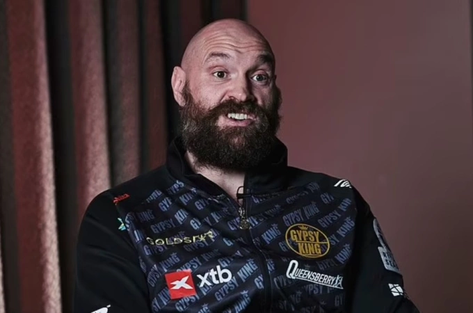 Diện mạo mới của Tyson Fury trước trận tái đấu Oleksandr Usyk. Ảnh: Matchroom Boxing