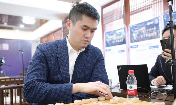 Vua cờ tướng Trung Quốc, Vương Thiên Nhất. Ảnh: Sina