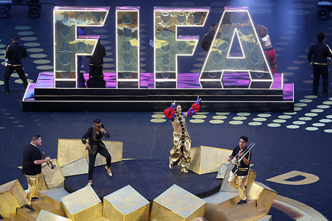 Lễ khai mạc FIFA Club World Cup 2025 tại sân Hard Rock, Miami, Mỹ ngày 14/6/2025.