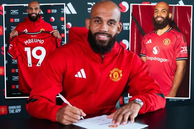 Bryan Mbeumo ra mắt Man Utd ngày 21/7. Ảnh: Man Utd