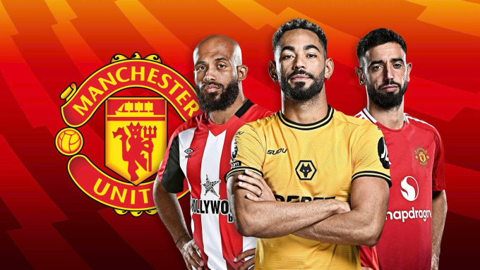 Lối chơi của Man Utd mùa tới hứa hẹn sẽ xoay quanh bộ ba Mbeumo - Cunha - Fernandes. Ảnh: Sky Sports