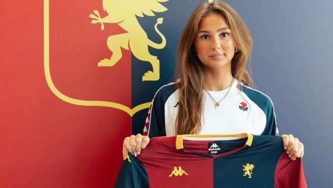 Sondergaard ra mắt Genoa đầu tháng 7. Ảnh: Genoa