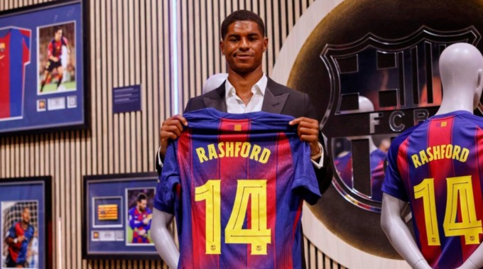 Rashford ra mắt Barca ngày 23/7. Ảnh: FC Barcelona