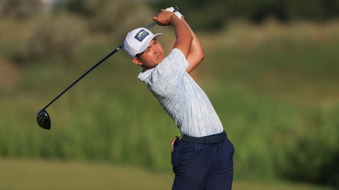 Anh Minh thi đấu ở US Junior Amateur 2025, trên sân Trinity Forest ở Dallas, Texas, Mỹ.