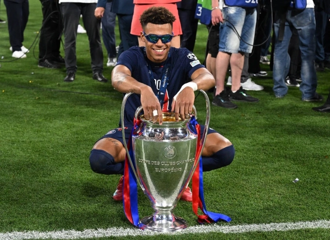 Doue giành Champions League 2024-2025 sau trận chung kết PSG thắng Inter 5-0. Ảnh: Reuters
