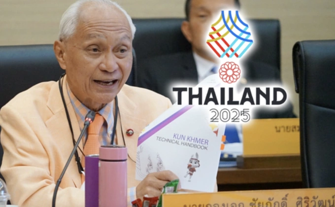 Chủ tịch Hội đồng thể thao SEA Games ông Chaiyaphak Siriwat. Ảnh: Thairath
