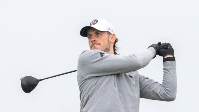 Bale thường xuyên tham gia các giải golf nghiệp dư sau khi chia tay bóng đá năm 2023. Ảnh: AS