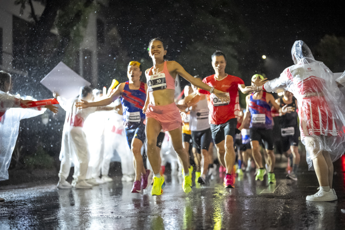 VĐV tham dự giải marathon Quốc tế Hà Nội Techcombank mùa trước. Ảnh: Techcombank