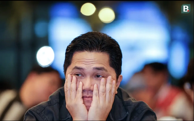 Chủ tịch Liên đoàn bóng đá Indonesia PSSI ông Erick Thohir. Ảnh: Bola