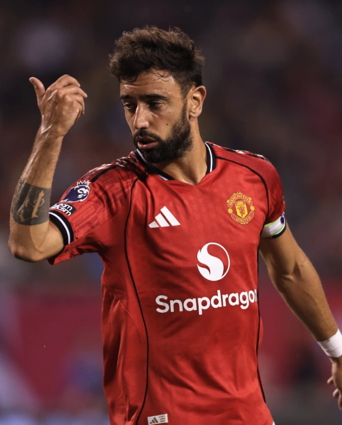 Bruno Fernandes phản ứng trong trận thắng Bournemouth. Ảnh: Man Utd