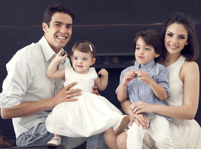 Kaka và vợ cũ Carol Celico từng có cuộc hôn nhân được ngưỡng mộ từ 2005 đến 2015. Ảnh: BR
