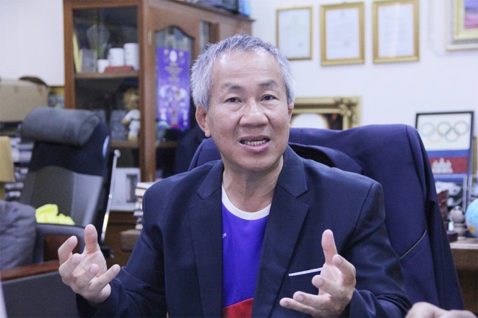 Tổng thư ký Ủy ban Olympic Campuchia NOCC, Vath Chamroeun.