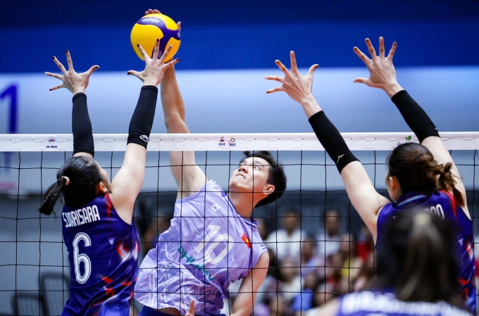 Đối chuyền Bích Tuyền là niềm hy vọng của Việt Nam ở chung kết SEA V-League chặng 2 với Thái Lan, tối nay. Ảnh: SAVA