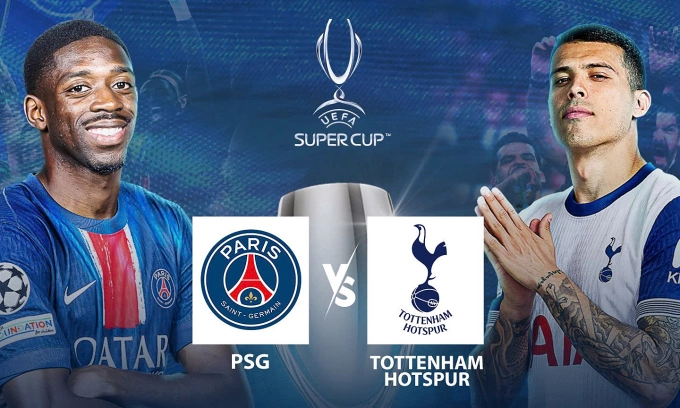 PSG và Tottenham lần đầu gặp nhau trong một trận tranh Cúp. Ảnh: Sony LIV