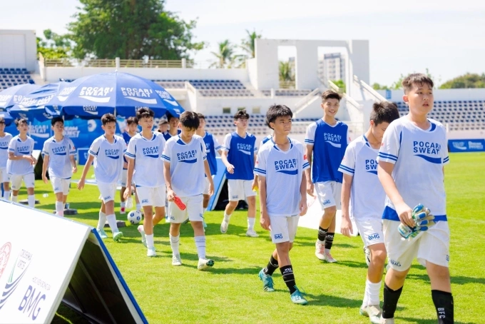 Các ứng viên tham dự vòng chung kết Giấc mơ bóng đá Nhật Bản mùa 1. Ảnh: Nguyễn Duy Quang