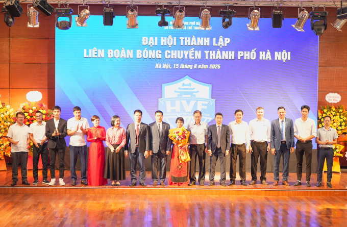 Liên đoàn bóng chuyền Hà Nội nhiệm kỳ 2025-2030 ra mắt vào ngày 15/8/2025 tại Hà Nội.
