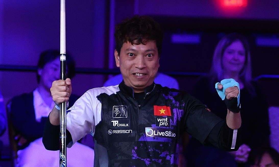 Cơ thủ Quốc Hoàng vào vòng 1/8 US Open