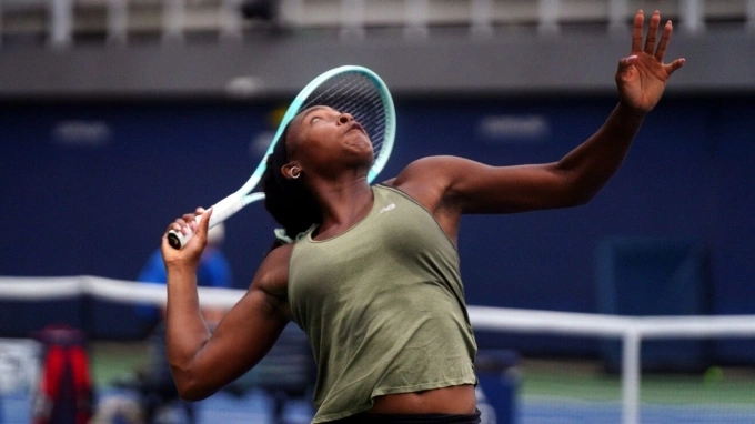 Giao bóng hai là điểm yếu cố hữu của Gauff trên WTA Tour. Ảnh: Reuters