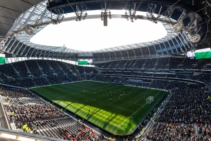 Sân vận động Tottenham Hotspur là một dấu ấn lớn của CLB trong kỷ nguyên Levy điều hành. Ảnh: Tottenham Hotspur FC