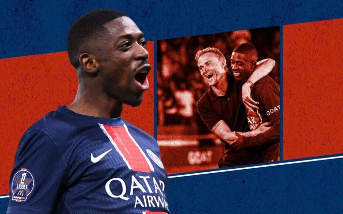 HLV Luis Enrique góp công lớn giúp Dembele lột xác trong mùa giải 2024-2025. Ảnh: Le Parisien
