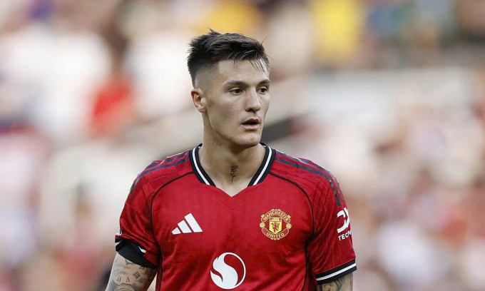Sesko trong một trận đấu của Man Utd ở Ngoại hạng Anh 2025-2026. Ảnh: Reuters