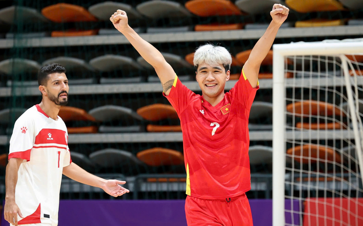 Việt Nam toàn thắng đậm giải futsal châu Á