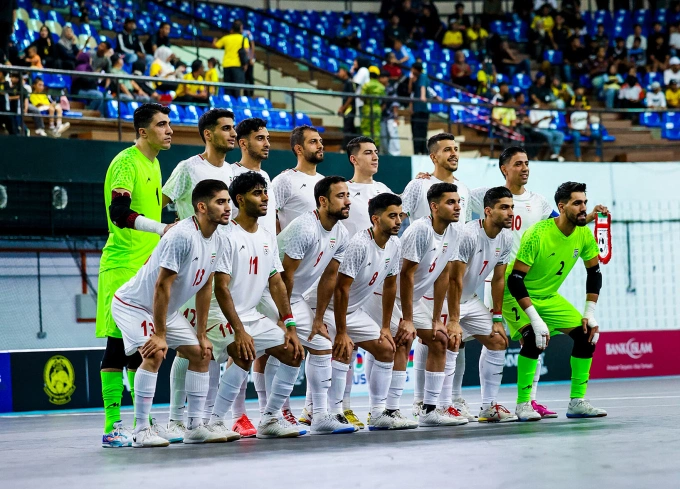 Iran đang là đội duy nhất toàn thắng, ghi nhiều bàn nhất (26) và giữ sạch lưới tại vòng loại futsal châu Á 2026. Ảnh: FAM