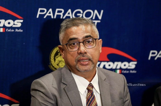 Tổng thư ký LĐBĐ Malaysia Datuk Noor Azman Rahman. Ảnh: New Straits Times