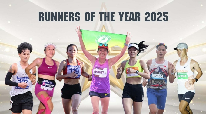 2025 là năm thứ hai liên tiếp VnExpress tổ chức bình chọn Runners Of The Year.