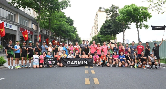 Không khí luyện tập lan tỏa ở cả ba miền trong một tháng nay. Ảnh: Garmin Việt Nam