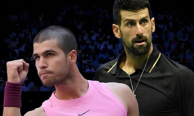 Djokovic muốn các tay vợt đàn em như Alcaraz có hành động cụ thể và mạnh mẽ hơn để phản đối lịch đấu gia tăng. Ảnh: ATP Shanghai