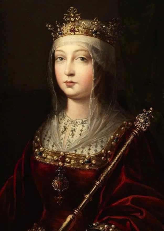 Nữ hoàng Isabella I của Castile, Tây Ban Nha là một trong những hình ảnh biểu tượng của quân hậu trong cờ vua. Ảnh: Wikipedia