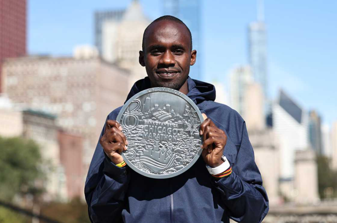 Jacob Kiplimo và danh hiệu Chicago Marathon 2025. Ảnh: Chicago Marathon