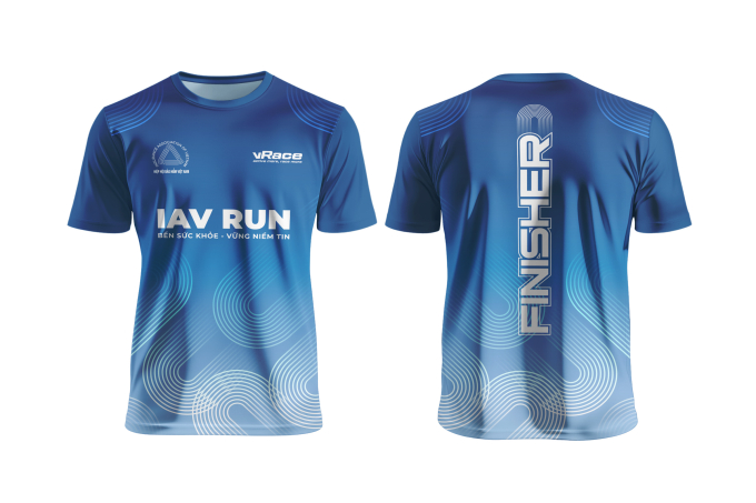 Áo finisher của giải UAV Run