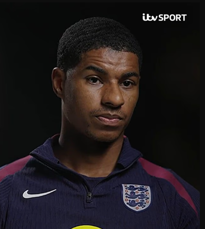 Marcus Rashford trong buổi phỏng vấn với ITV. Ảnh: ITV