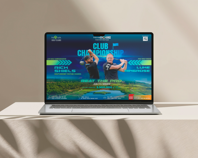 Giải golf tại NovaWorld Phan Thiet diễn ra ngày 2/11. Ảnh: Công ty 54