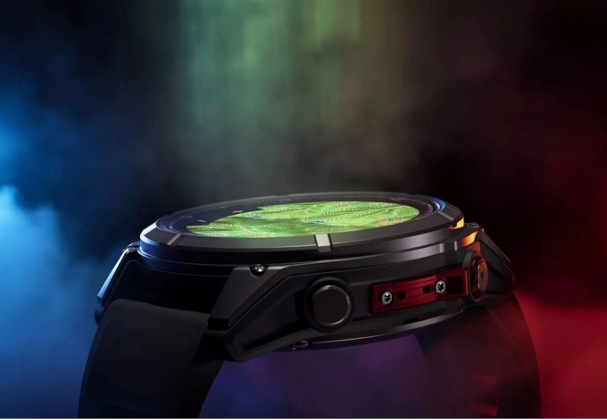 Thiết kế chiếc fenix 8 MicroLED. Ảnh: Garmin