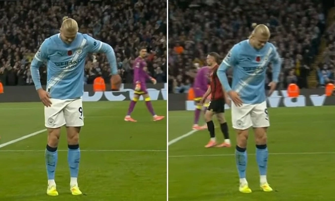 Điệu nhảy robot của Haaland.